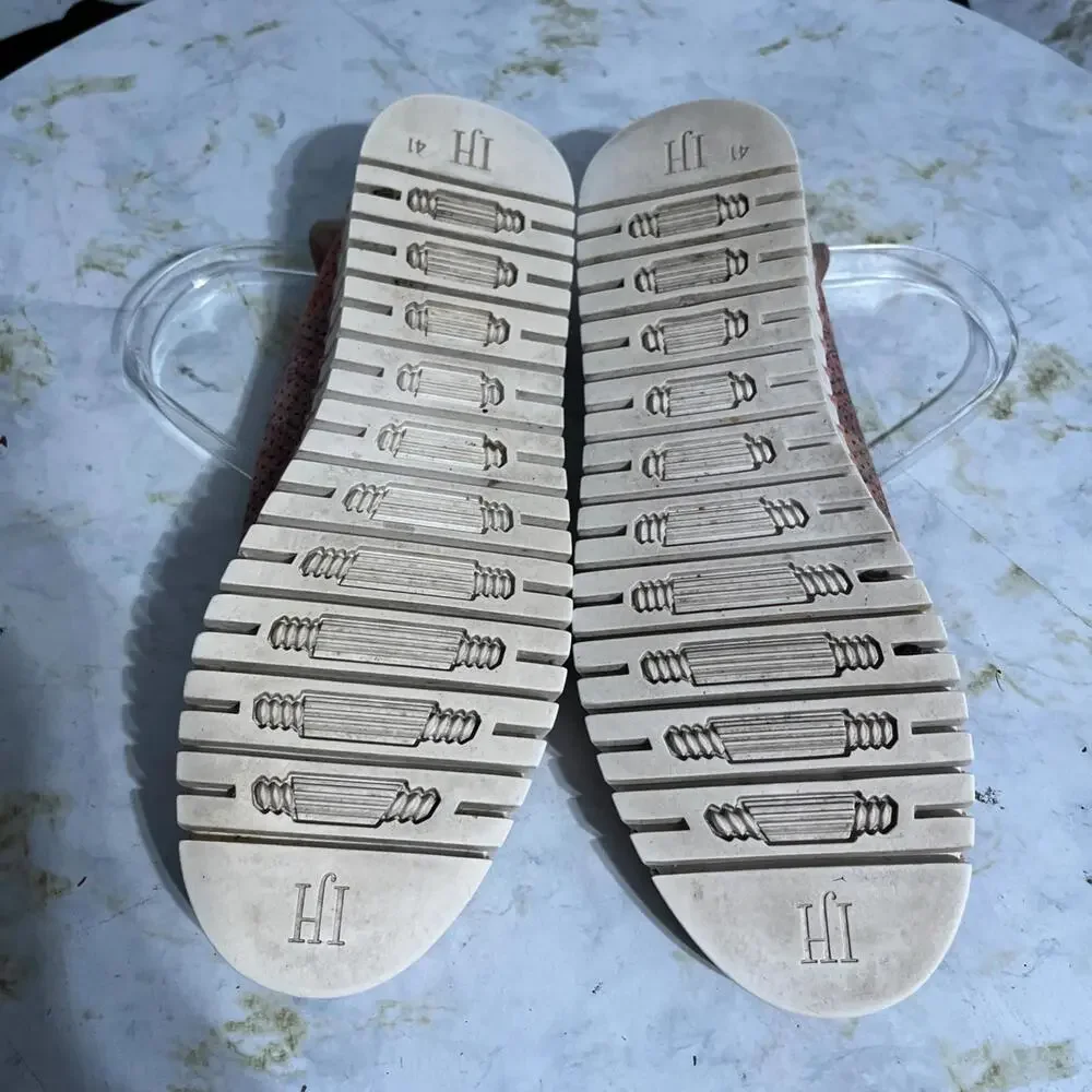 Ilse Jacobsen 41 Womens Sz 10.5 Shoes Pink White Slip On Comfort Fashion Sneaker - Picture 8 of 10